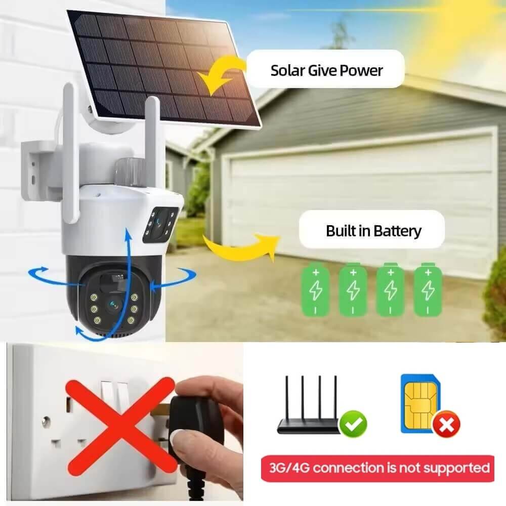 Solar Wifi Camera DCN-Q6 - Image 2